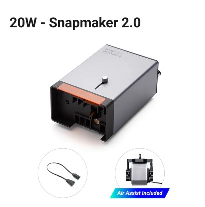 Snapmaker 20 w laser Module with air assist for 2.0 Series