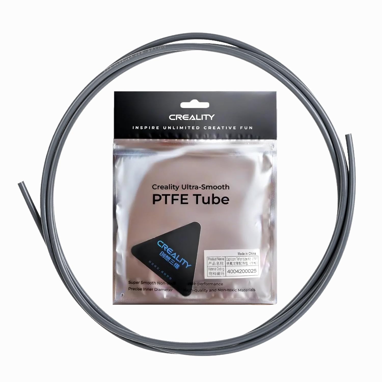 Creality Ultra-Smooth PTFE Tube 1M, 1.75mm Filaments