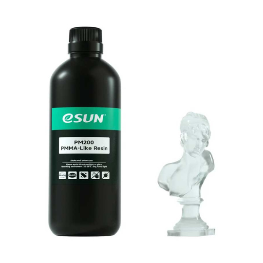 eSUN PMMA Like Resin PM200,Clear, 0.5 Kg