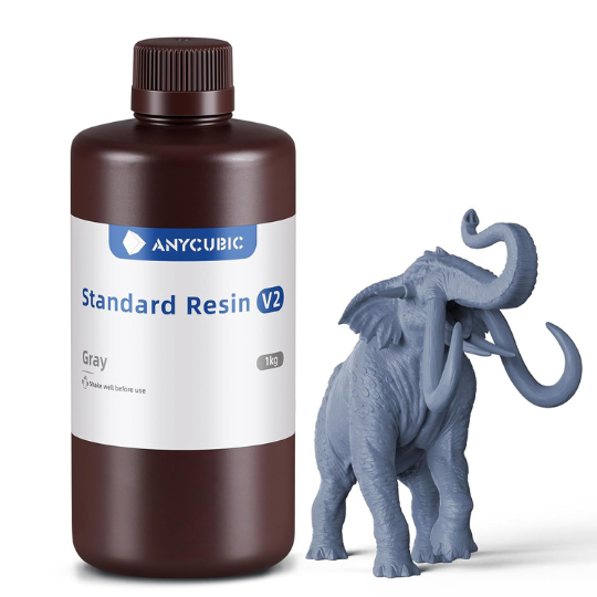 Anycubic Standard V2 Resin (Grey) 1KG