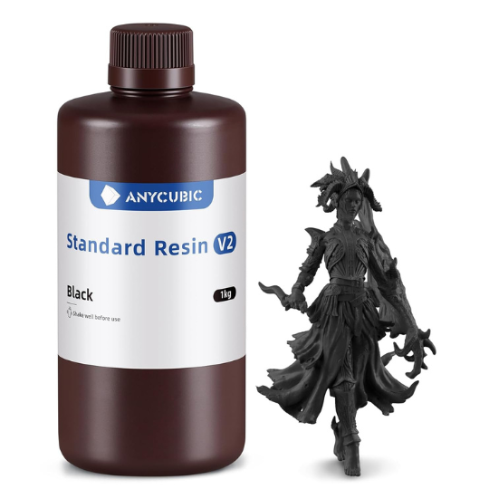 Anycubic Standard V2 Resin (Black) 1KG