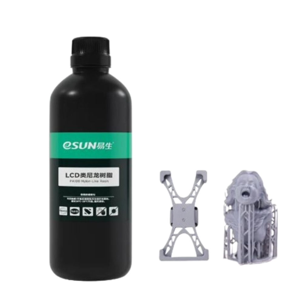 eSun PA100 Nylon-Like Resin, Grey, 0.5 kg